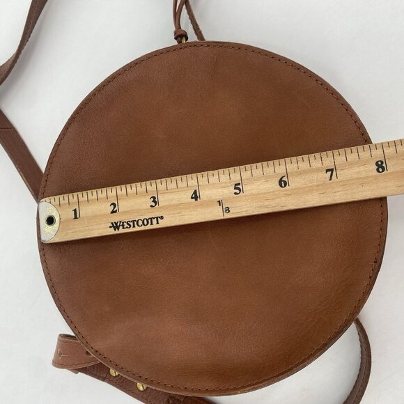 Madewell The Simple Circle Crossbody Bag Handbag Purse With Calf Hair NWT - Picture 9 of 15